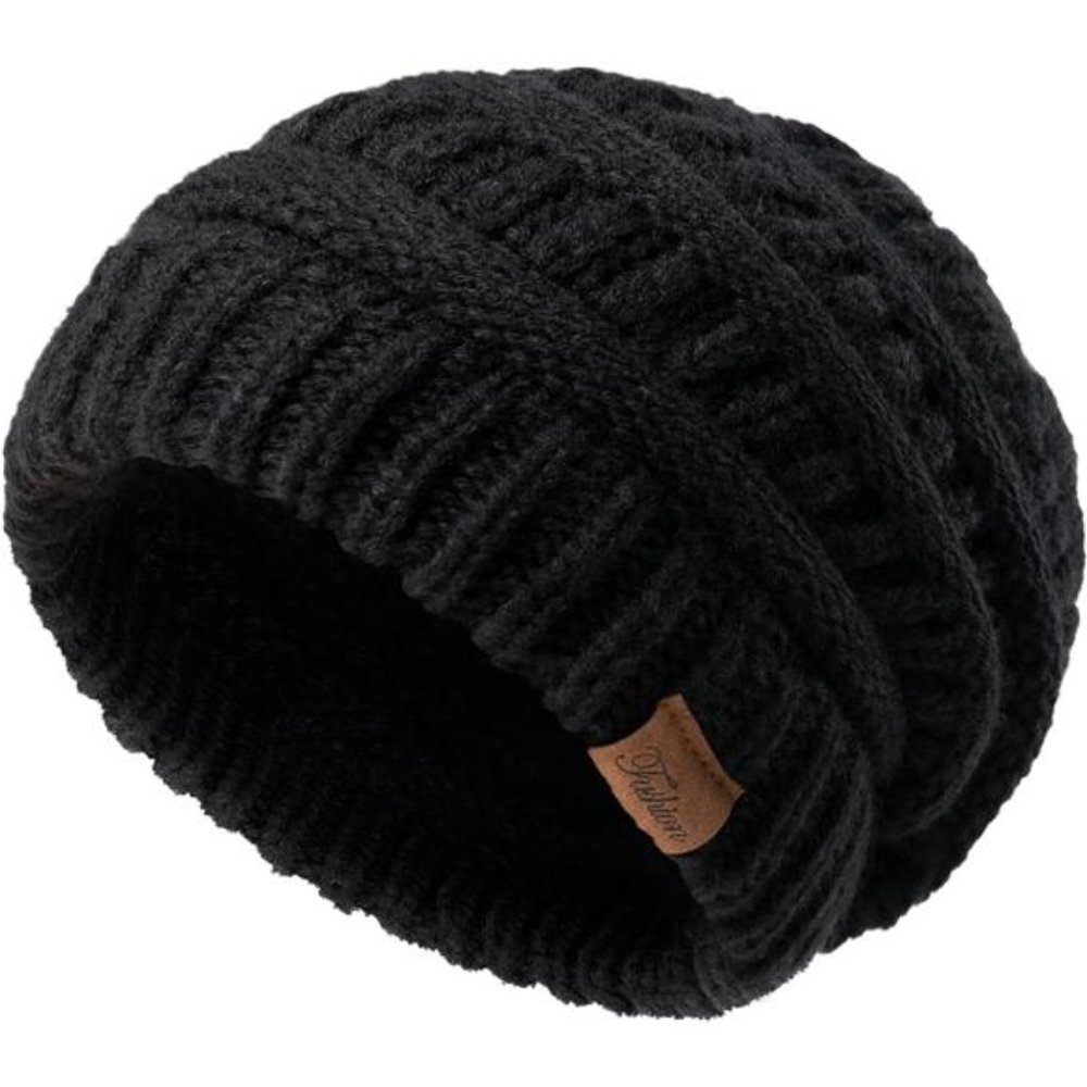 Pleneal Beanie Hat for Women Slouchy Hats, Winter Warm Chunky Soft Warm Cable Sk